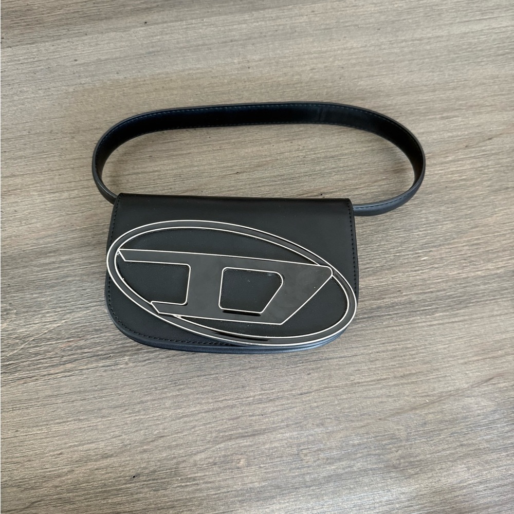 Diesel 1Dr Logo Leather Handbag